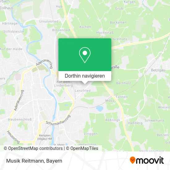 Musik Reitmann Karte