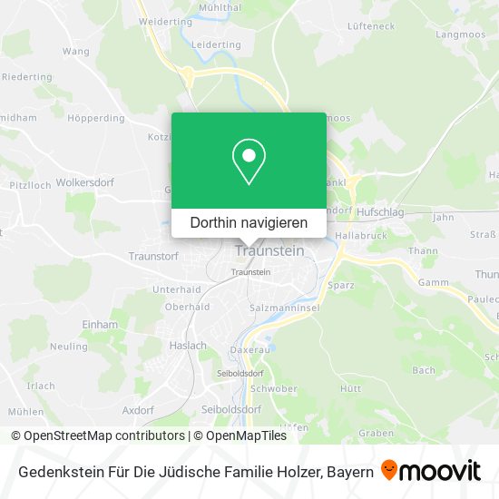 Gedenkstein Für Die Jüdische Familie Holzer Karte