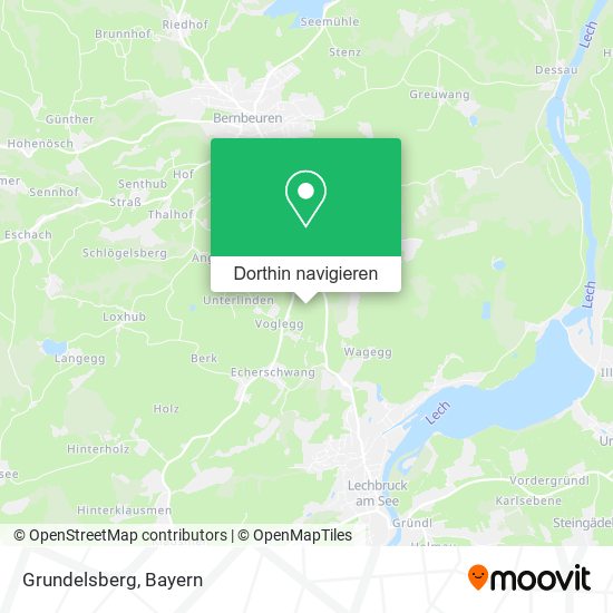 Grundelsberg Karte