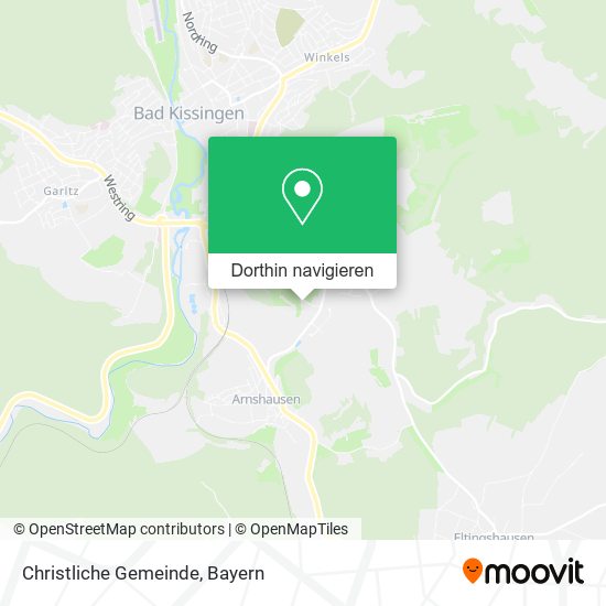 Christliche Gemeinde Karte