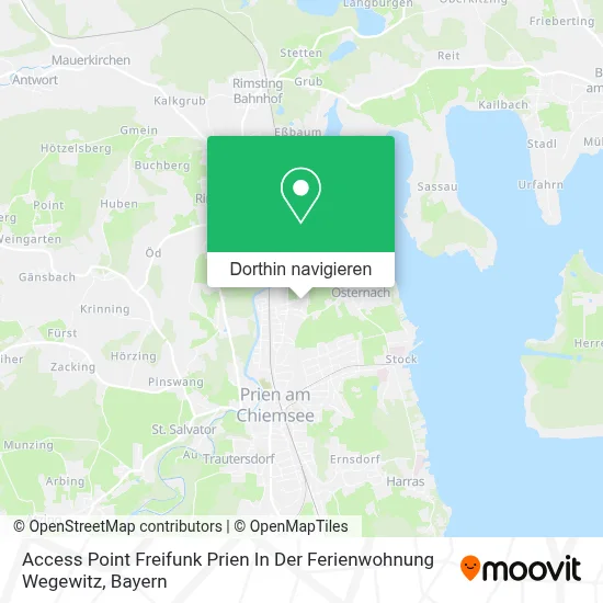 Access Point Freifunk Prien In Der Ferienwohnung Wegewitz Karte