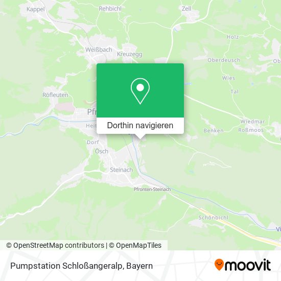 Pumpstation Schloßangeralp Karte
