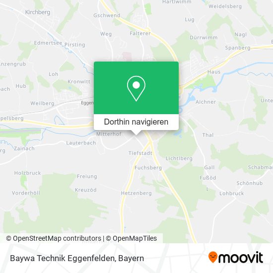 Baywa Technik Eggenfelden Karte