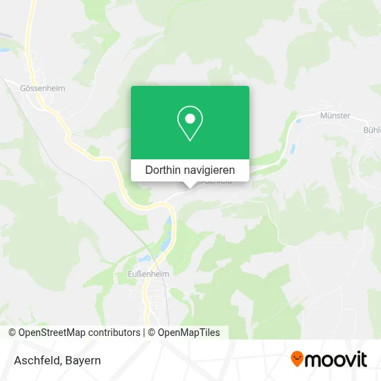 Aschfeld Karte