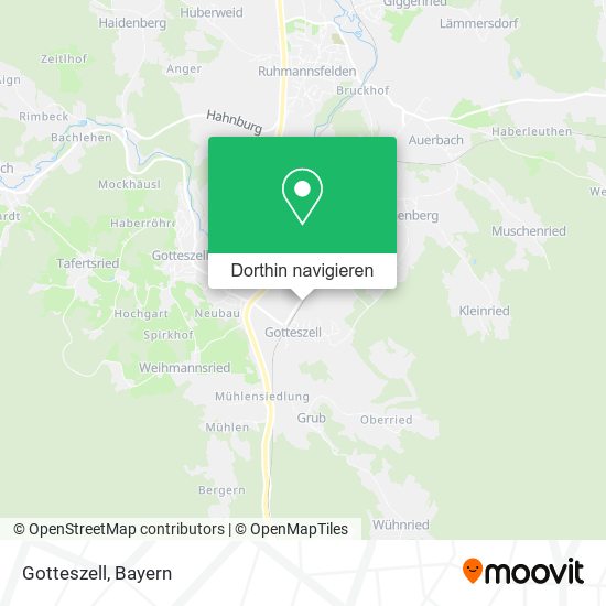 Gotteszell Karte