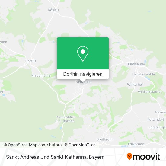 Sankt Andreas Und Sankt Katharina Karte