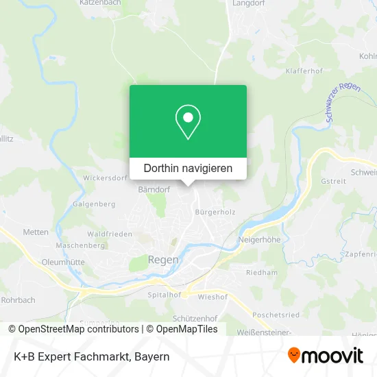 K+B Expert Fachmarkt Karte