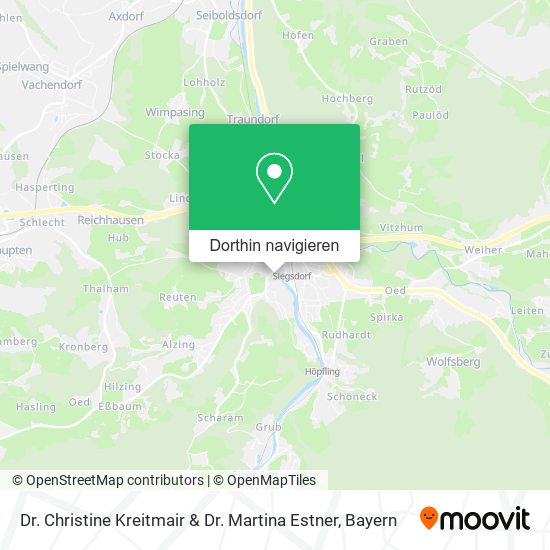 Dr. Christine Kreitmair & Dr. Martina Estner Karte
