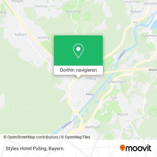 Styles Hotel Piding Karte