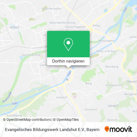 Evangelisches Bildungswerk Landshut E.V. Karte