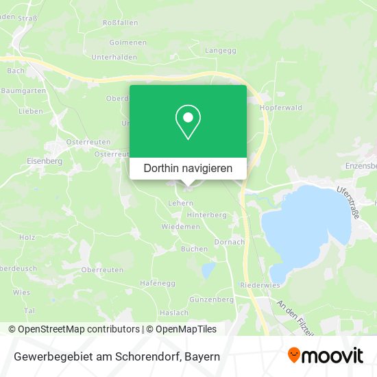 Gewerbegebiet am Schorendorf Karte