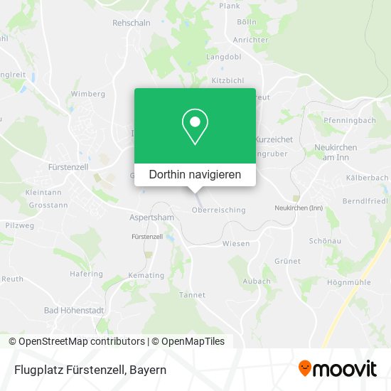Flugplatz Fürstenzell Karte