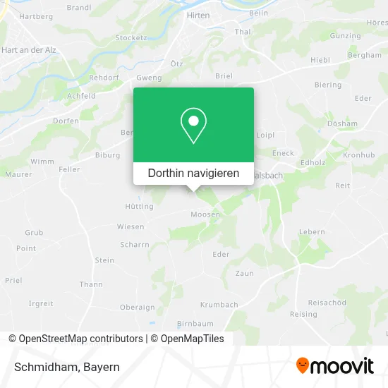 Schmidham Karte