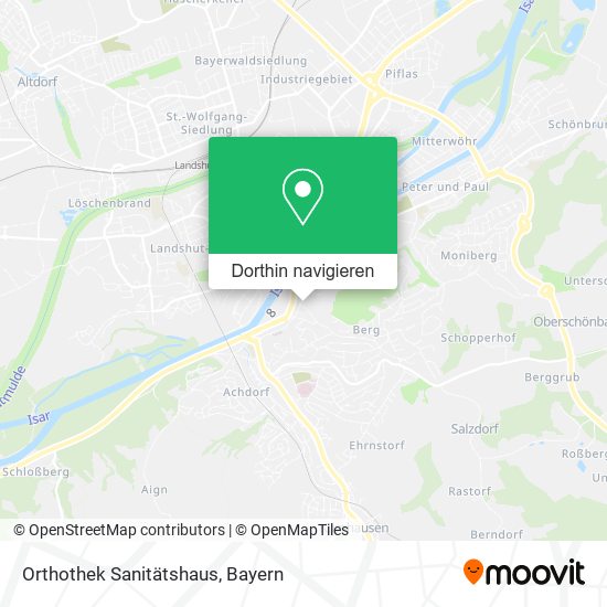 Orthothek Sanitätshaus Karte
