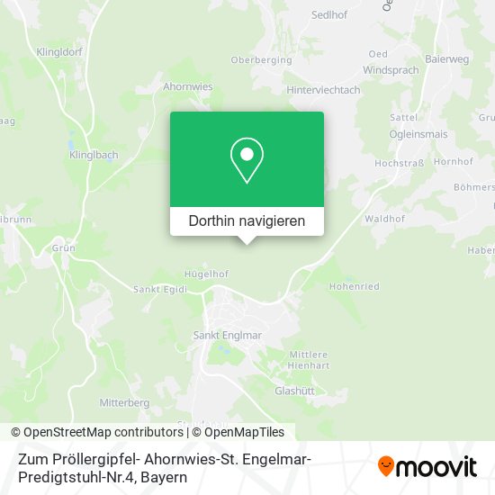 Zum Pröllergipfel- Ahornwies-St. Engelmar-Predigtstuhl-Nr.4 Karte