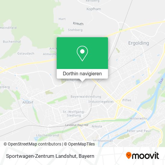 Sportwagen-Zentrum Landshut Karte