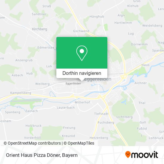 Orient Haus Pizza Döner Karte