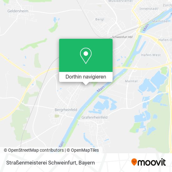 Straßenmeisterei Schweinfurt Karte