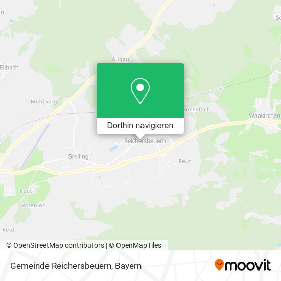 Gemeinde Reichersbeuern Karte