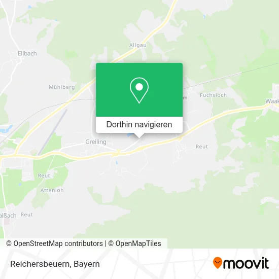 Reichersbeuern Karte