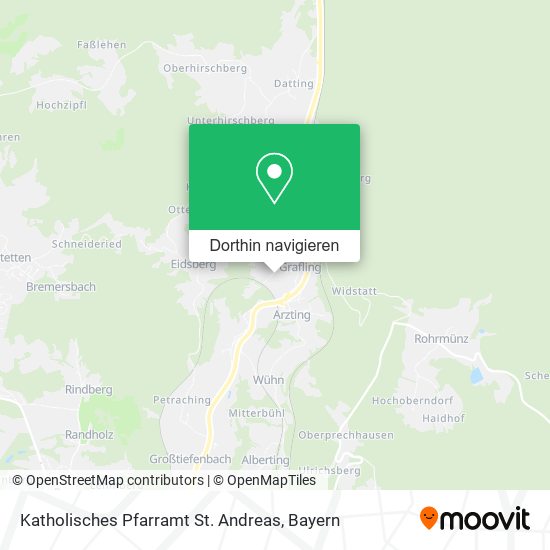 Katholisches Pfarramt St. Andreas Karte