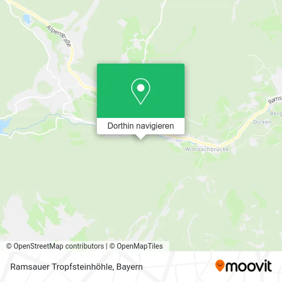 Ramsauer Tropfsteinhöhle Karte