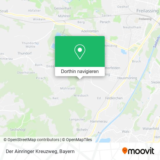 Der Ainringer Kreuzweg Karte