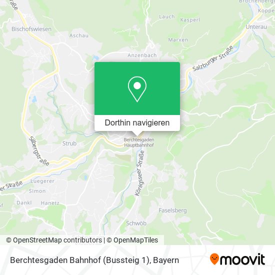 Berchtesgaden Bahnhof (Bussteig 1) Karte