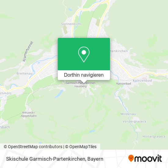 Skischule Garmisch-Partenkirchen Karte