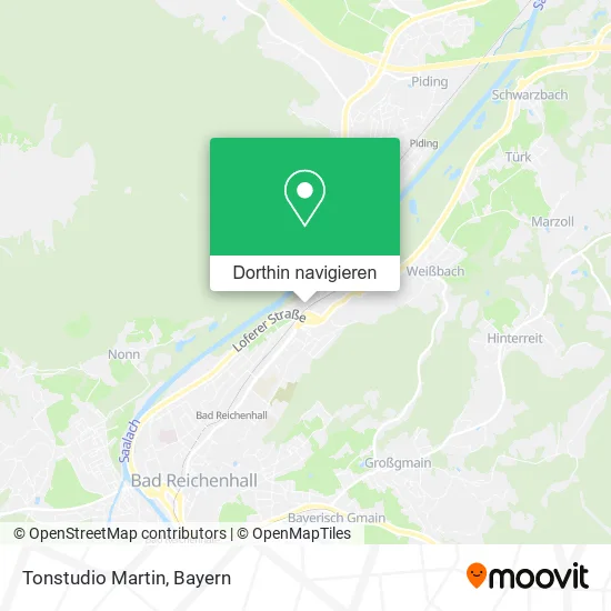 Tonstudio Martin Karte