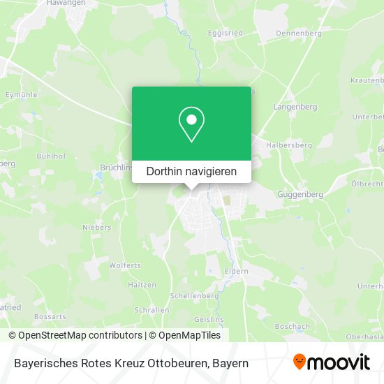 Bayerisches Rotes Kreuz Ottobeuren Karte