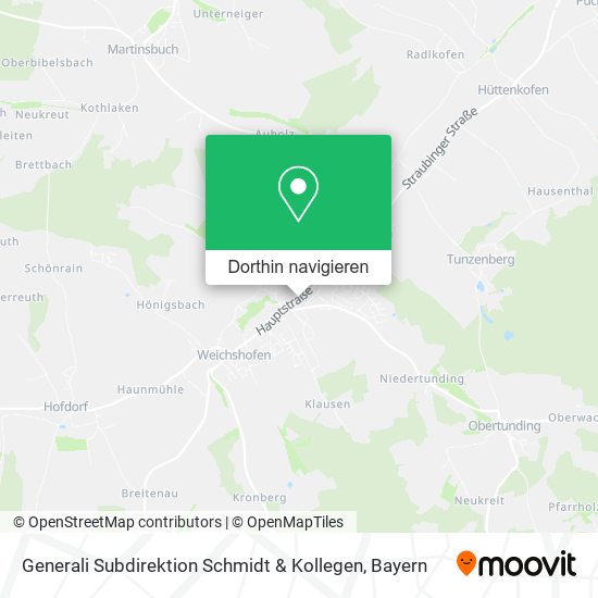 Generali Subdirektion Schmidt & Kollegen Karte