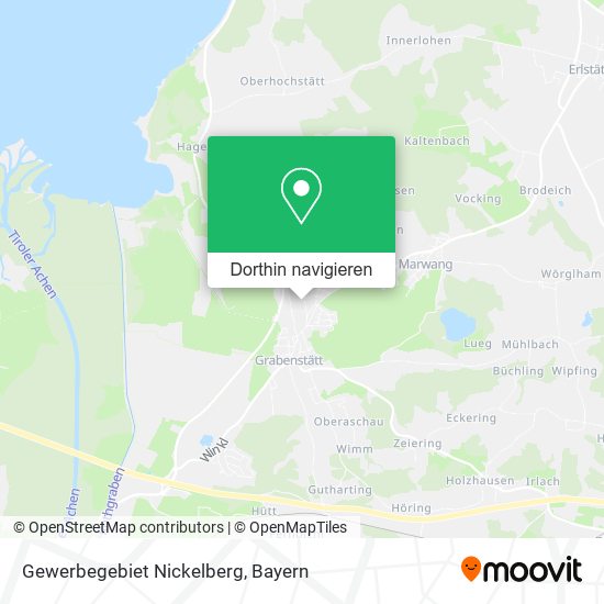 Gewerbegebiet Nickelberg Karte