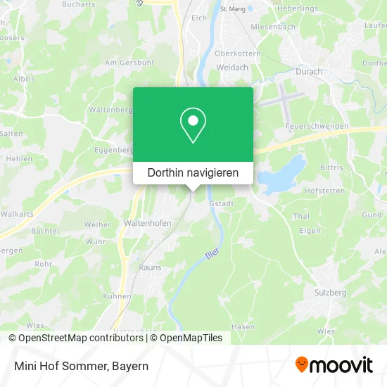 Mini Hof Sommer Karte