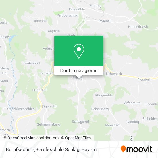 Berufsschule;Berufsschule Schlag Karte