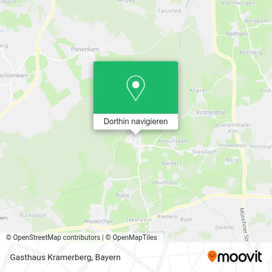 Gasthaus Kramerberg Karte
