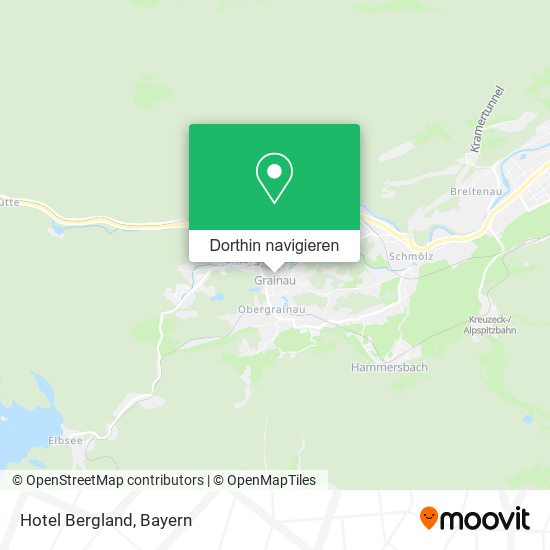 Hotel Bergland Karte