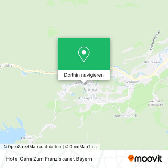 Hotel Garni Zum Franziskaner Karte