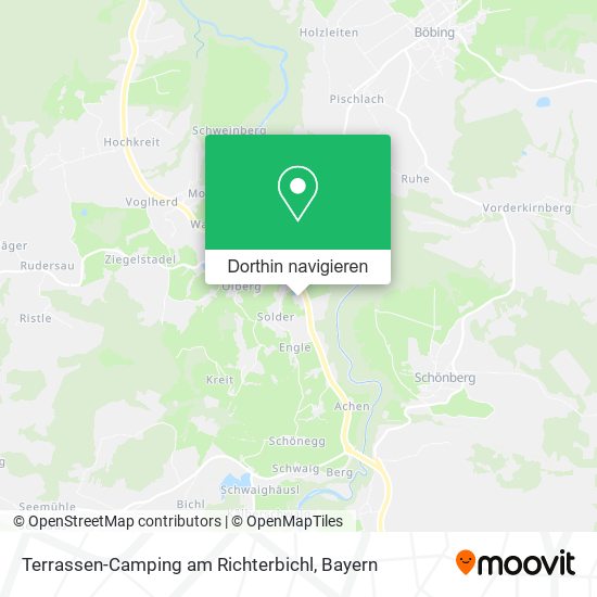 Terrassen-Camping am Richterbichl Karte