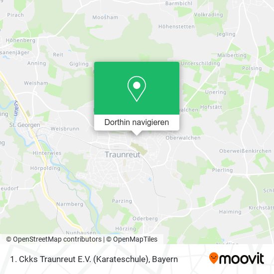 1. Ckks Traunreut E.V. (Karateschule) Karte