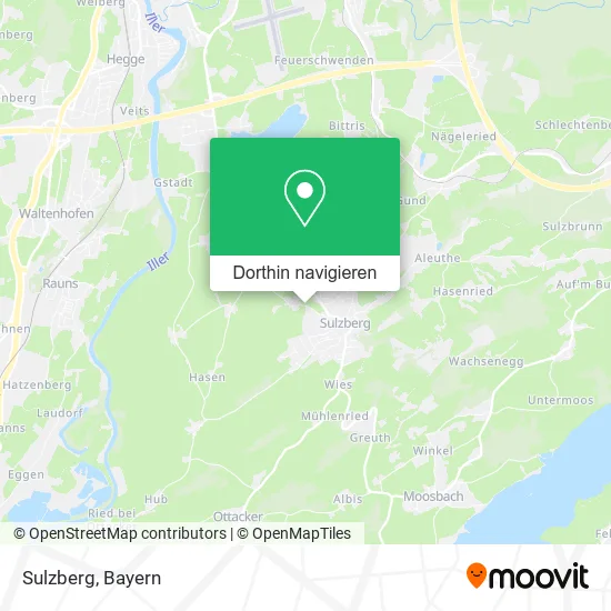 Sulzberg Karte