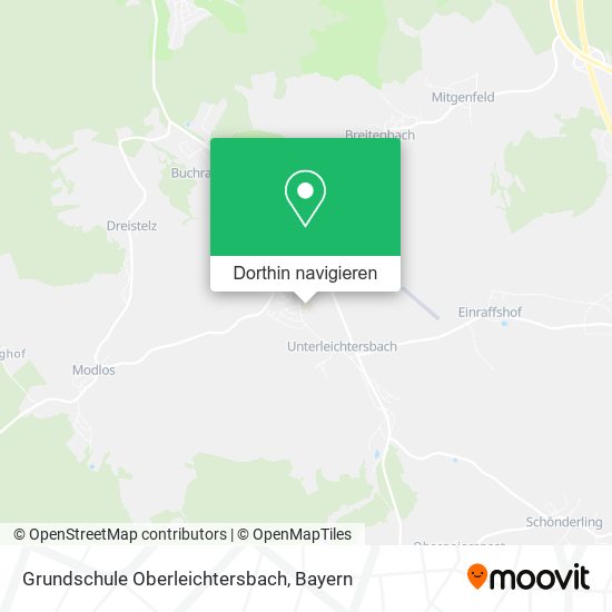Grundschule Oberleichtersbach Karte