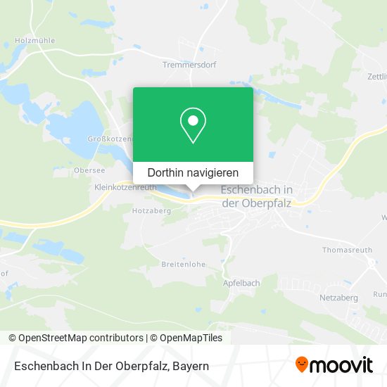 Eschenbach In Der Oberpfalz Karte