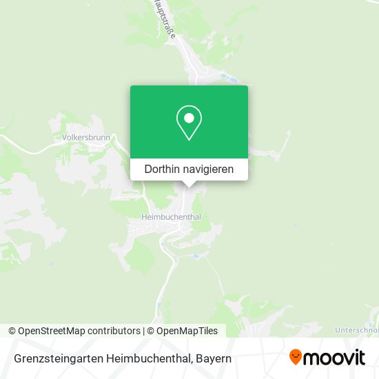 Grenzsteingarten Heimbuchenthal Karte