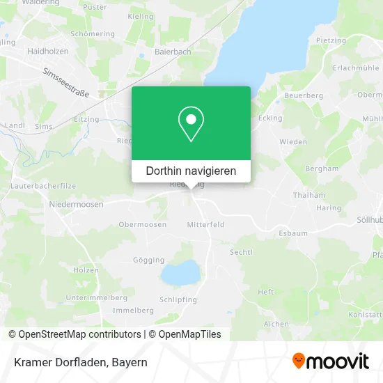 Kramer Dorfladen Karte