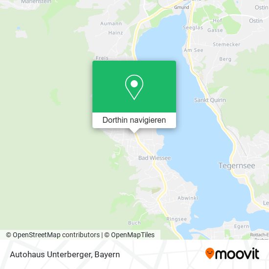 Autohaus Unterberger Karte