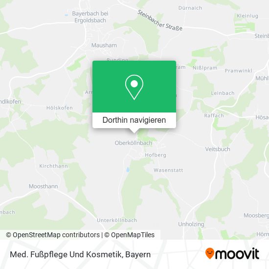 Med. Fußpflege Und Kosmetik Karte