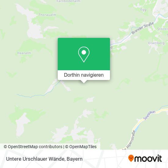 Untere Urschlauer Wände Karte