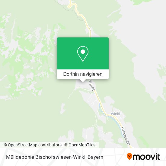 Mülldeponie Bischofswiesen-Winkl Karte