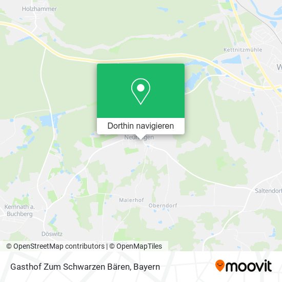 Gasthof Zum Schwarzen Bären Karte